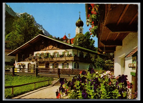 Ansichtskarte oberbayerisches - ansichtskarte,
