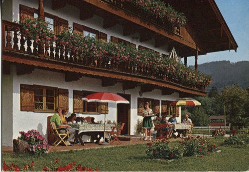 Alte postkarte ein - postkarte,